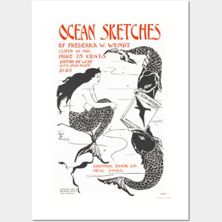 Ocean sketches by Frederick W. Wendt Posters and Art